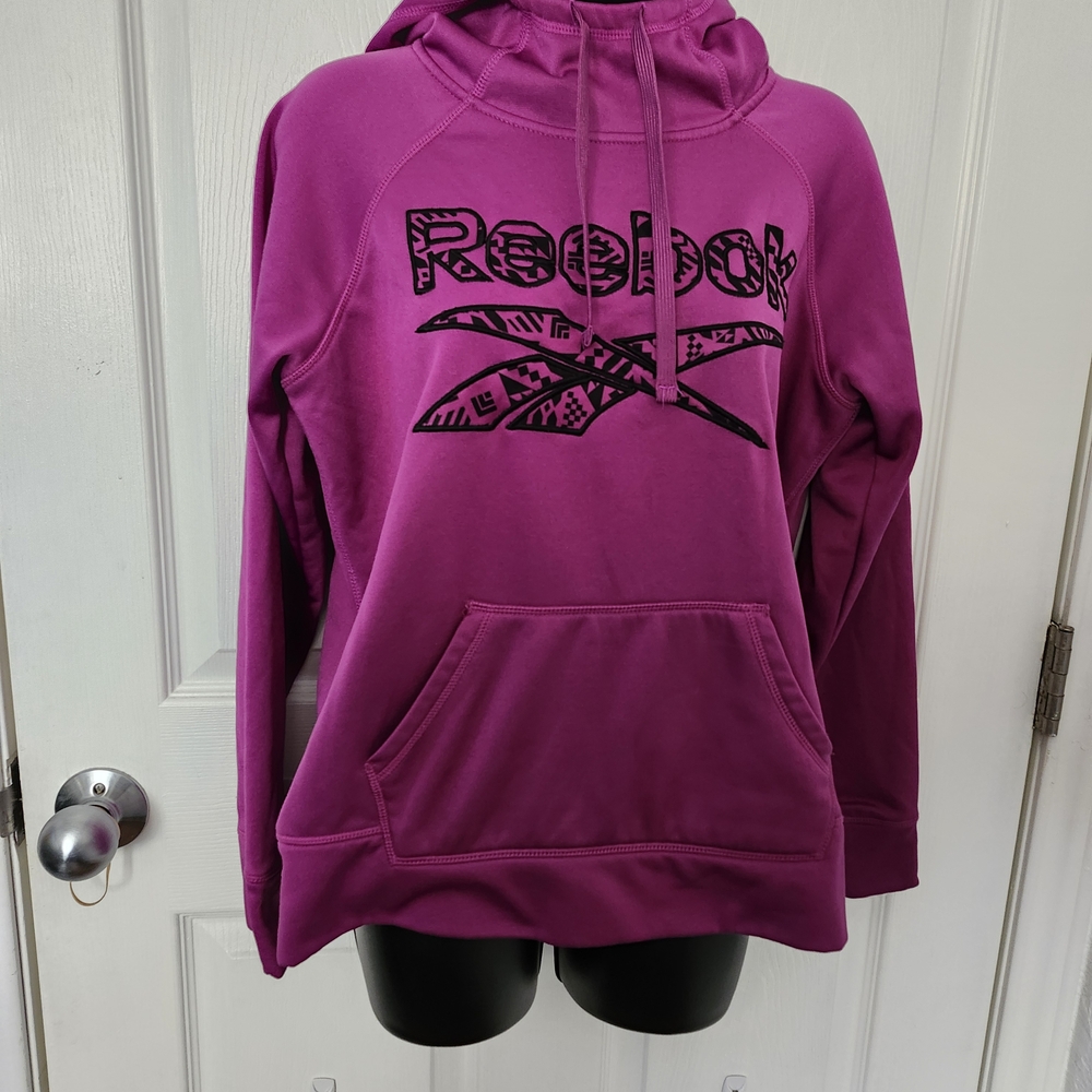 Reebok Women's Magenta Hoodie Sweater